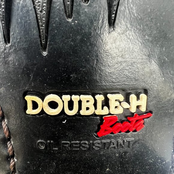 Double H DH5173 Boot Oil Resistant Brown Leather Western Cowboy Boots Size 9M - Picture 8 of 12